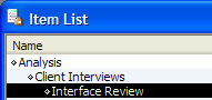 QuickBooks sub-items