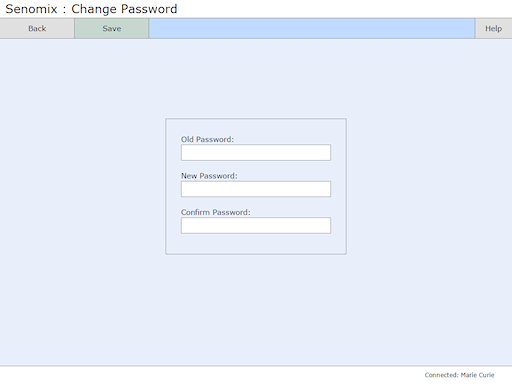 Change password