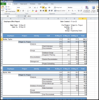 Create reports in Microsoft Excel